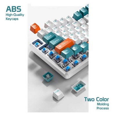 AULA Wind F2088 PRO Plus 9 Orange Keys KRGD Blue USB UA White/Blue (6948391234908)