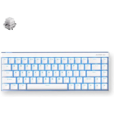 MCHOSE Ace 68 Air RGB Mount Tai Magnetic Switch GT Snow White (MC-ACE68AIR-9-UA)