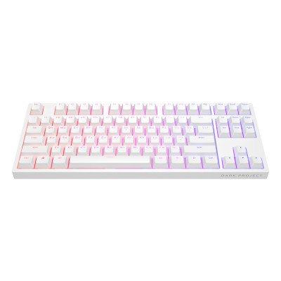 Dark Project One KD87A PBT Mechanical Gateron Yellow White (DPO-KD-87A-104100-GYL)