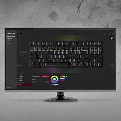 HyperX Alloy Origins Core USB HX Blue (HX-KB7BLX-RU)
