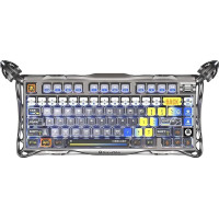 Gravastar Mercury K1 Pro Kailh Speedy Mint Interstellar Silver (GS_K1_PRO_S_CGRY)