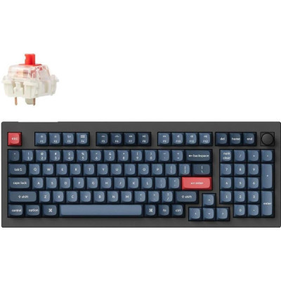 Keychron V5 Max 100 Key Gateron Jupiter Red Black (V5M-D1-UA)
