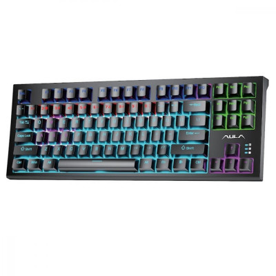 AULA Wind F3032 Mechanical Black + 21 Yellow keys KRGD Red USB EN/UA (6948391204673) AULA Wind F3032 Mechanical Black + 21 Yellow keys KRGD Red USB EN/UA (6948391204673)