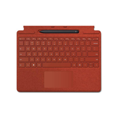 Microsoft Surface PRO X Keyboard Pen Bundle Poppy Red (25O-00027)