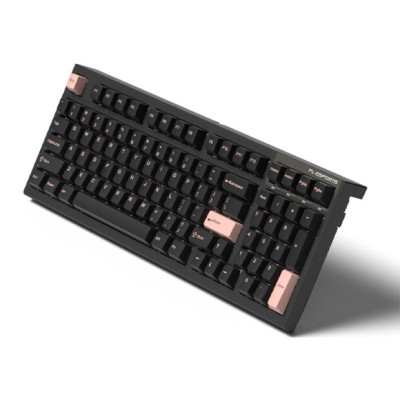 FL ESPORTS FL980 V2 Wireless South LED Kailh MX Cool Mint Switch (FL980V2-8347) Black