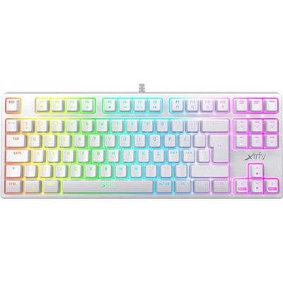 Xtrfy K4 TKL RGB Kailh Red USB White UKR RUS (XG-K4-RGB-TKL-WH-R-UKR)