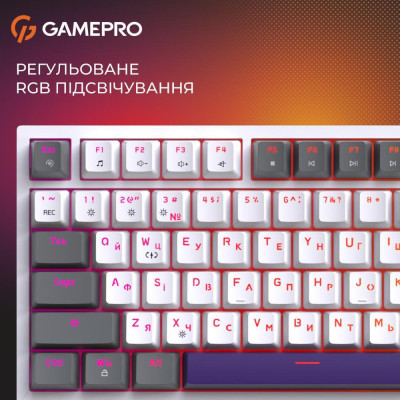 GamePro MK160P Outemu Red Hot-Swap Switch Grey