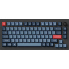 Keychron V1 Max 84 Key RGB Hot-Swap Gateron Jupiter Red Knob Carbon Black (V1MD1_KEYCHRON)
