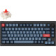 Keychron V1 Max 84 Key RGB Hot-Swap Gateron Jupiter Red Knob Carbon Black (V1MD1_KEYCHRON)