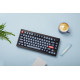 Keychron V1 Max 84 Key RGB Hot-Swap Gateron Jupiter Red Knob Carbon Black (V1MD1_KEYCHRON)