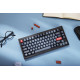 Keychron V1 Max 84 Key RGB Hot-Swap Gateron Jupiter Red Knob Carbon Black (V1MD1_KEYCHRON)