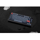 Keychron V1 Max 84 Key RGB Hot-Swap Gateron Jupiter Red Knob Carbon Black (V1MD1_KEYCHRON)
