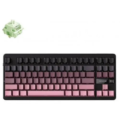 MCHOSE G87 RGB Mechanical Matcha Latte Switch V2 Wireless Black/Pink (MC-G87-17)