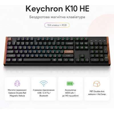 Keychron K10 HE Magnetic Switch Wireless (K10H-F1-UA)