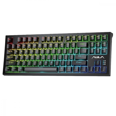 AULA Wind F3032 Mechanical Black + 21 Yellow keys KRGD Brown USB EN/UA (6948391201740)