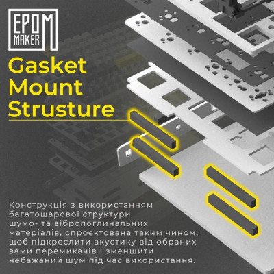 EPOMAKER Shadow-S TKL RGB Mechanical Mulan Switch Hot-Swap (SHS-W-M) White