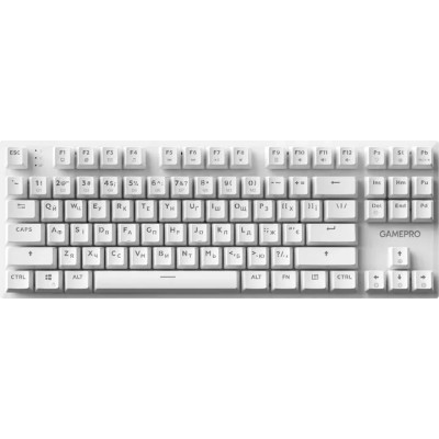 GamePro Genesis Joker MK124W Outemu Red Swithes USB White