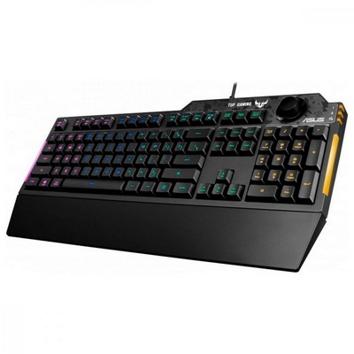 ASUS TUF Gaming K1 RGB 104key USB UA Black (90MP01X0-BKMA00) ASUS TUF Gaming K1 RGB 104key USB UA Black (90MP01X0-BKMA00)