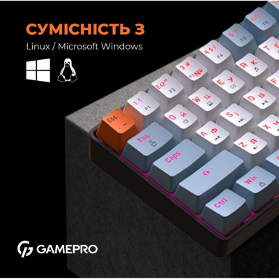 GamePro MK130R Outemu Red Hot-Swap Switch Black