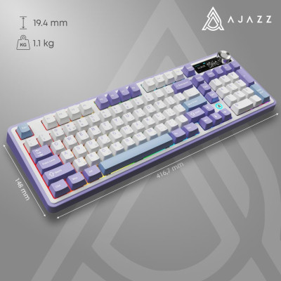 Ajazz AK980 Clear Sky Switch Purple (AK980-CS-PWB) Ajazz AK980 Clear Sky Switch Purple (AK980-CS-PWB)