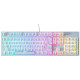Dark Project One KD104A White PBT Gateron Mechanical Yellow (DPO-KD-104A-100100-GYL)