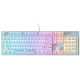 Dark Project One KD104A White PBT Gateron Mechanical Yellow (DPO-KD-104A-100100-GYL)
