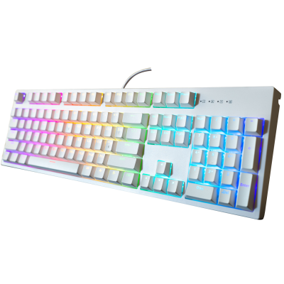 Dark Project One KD104A White PBT Gateron Mechanical Yellow (DPO-KD-104A-100100-GYL)