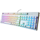 Dark Project One KD104A White PBT Gateron Mechanical Yellow (DPO-KD-104A-100100-GYL)