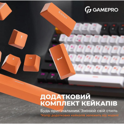 GamePro MK160B Hot-Swap Red Swich Black
