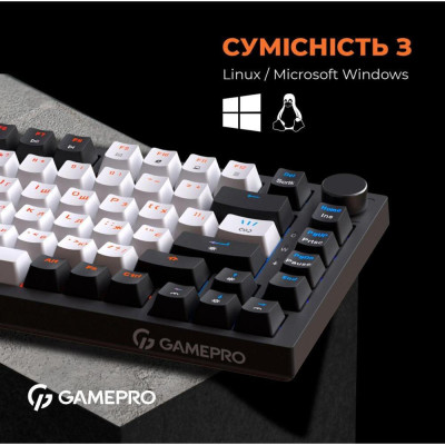 GamePro MK160B Hot-Swap Red Swich Black