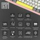 EPOMAKER Shadow-S TKL RGB Mechanical Wisteria Linear Switch Hot-Swap (SHS-P-WL) Pink
