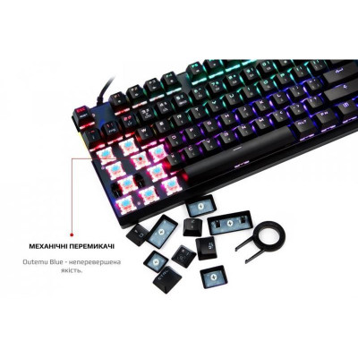 Motospeed K82 RGB USB ENG, UKR, RUS Outemu Blue (mtk82mb)