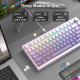 MageGee Light 75 RGB Purple Bird Switch Wireless White/Purple (6971969728813)