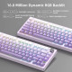 MageGee Light 75 RGB Purple Bird Switch Wireless White/Purple (6971969728813)