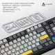 Ajazz AK980 Clear Sky Switch Black-Gray-Yellow (AK980-CS-BGY)