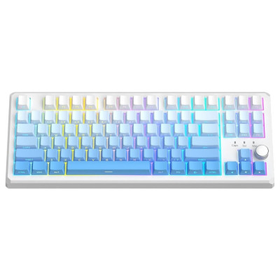 MageGee SKY 87 RGB Blue Whale Switch Wireless White/Blue Gradient (6971969728509)