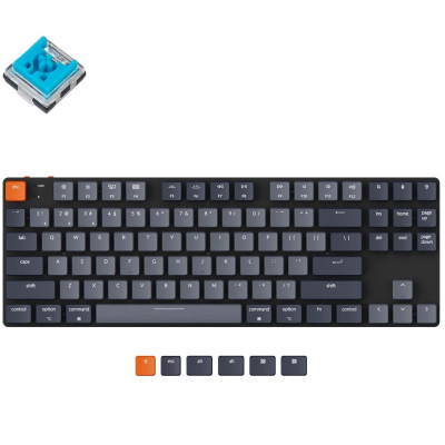 Keychron K1SE 87 Key Optical Blue White Led Hot-Swap WL UA Black (K1SED2_KEYCHRON)