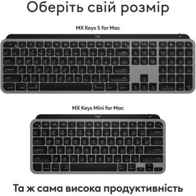 Logitech MX Keys Mini For Mac Space Gray (920-012652)