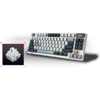 MSI FORGE GK600 TKL WIRELESS SKY UA