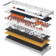 GamePro MK180 Outemu Red Hot-Swap Switch Black GamePro MK180 Outemu Red Hot-Swap Switch Black