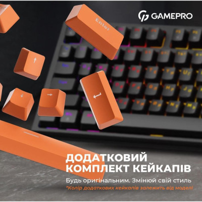 GamePro MK180 Outemu Red Hot-Swap Switch Black GamePro MK180 Outemu Red Hot-Swap Switch Black