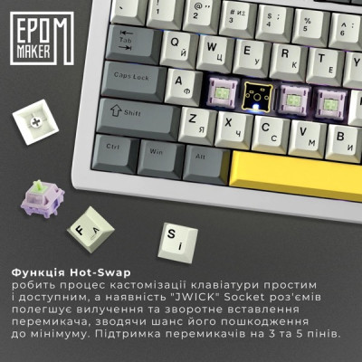 EPOMAKER TH80 Pro V2 White (TH80-PROV2-W-WT)