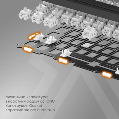 Ajazz AKP815 Red Switch White (AKP815-R-WBO)