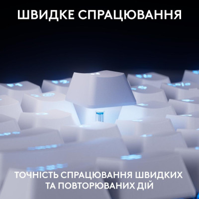 Logitech G Pro X TKL Rapid Linear White (920-013242)