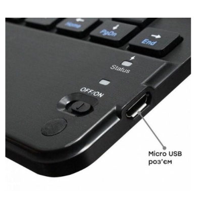AIRON Premium для iPad 10.2'' 2019/2020 7/8th Gen/Air 3 з Bluetooth клавіатурою (4822352781058)