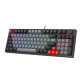 GamePro MK120 Red Switches USB (MK120R) black