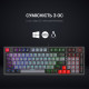 GamePro MK120 Red Switches USB (MK120R) black