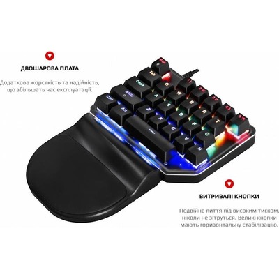Motospeed K27 USB Black ENG Outemu Red (mtk27mr)