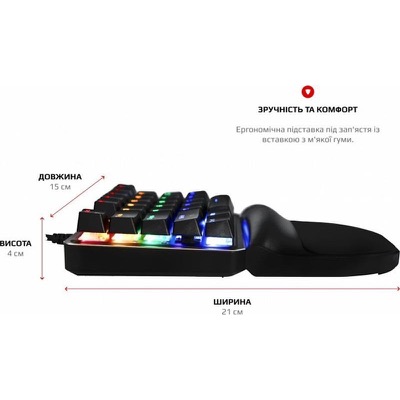 Motospeed K27 USB Black ENG Outemu Red (mtk27mr)