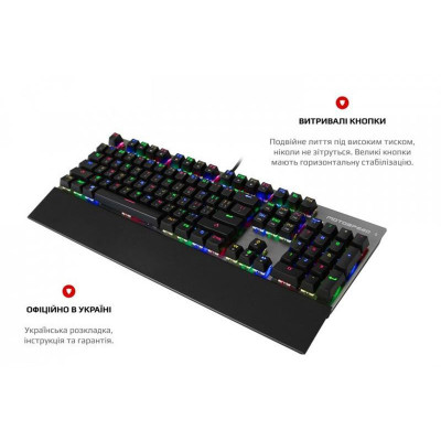 Motospeed CK108 USB ENG, UKR, RUS Outemu Red, RGB (mtck108mr)